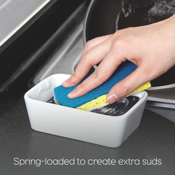 Full Circle Bubble Up Ceramic Soap Dish - Picture 6 of 7